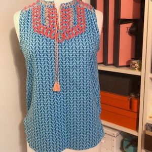 J Crew Tank with Tassels